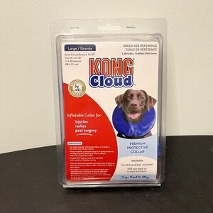 KONG Cloud Inflatable Protective Collar Donut Large Dogs Neck Size 15-20" New